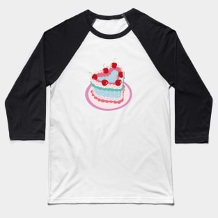 Scorpio Baby Heart Cake Design Baseball T-Shirt